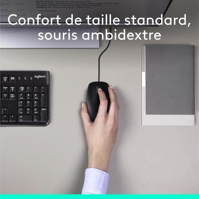 Logitech Teclado y Mouse MK120 USB, Compatible con Windows y Linux 2 Logitech Teclado y Mouse MK120 USB, Compatible con Windows y Linux 2
