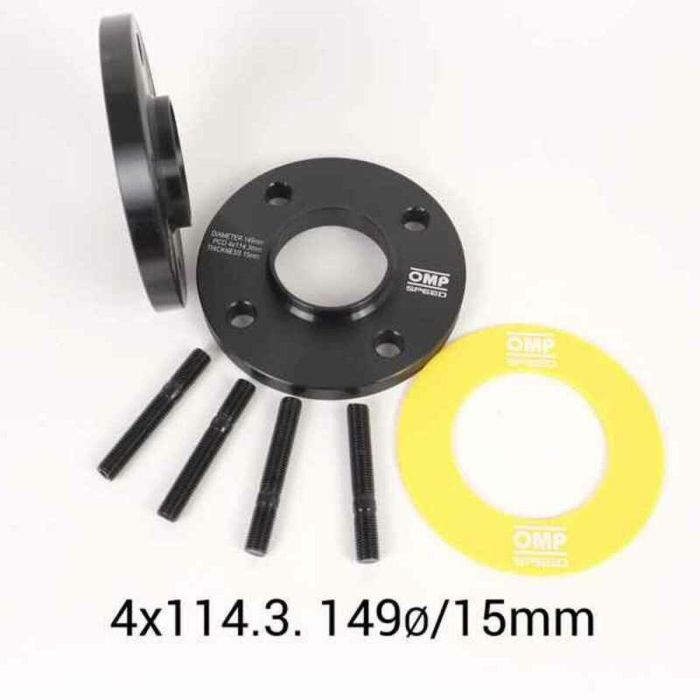 Set de Separadores OMP 4 x 114 67,1 M12 x 1,5 15 mm 3