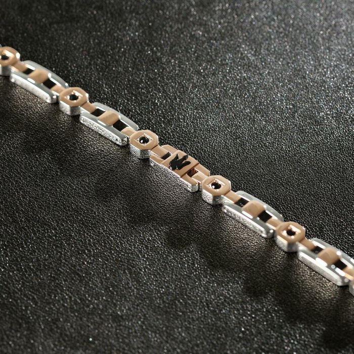 Pulsera Hombre Maserati Acero Inoxidable 21,5 cm Plateado 2