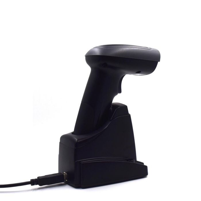 Ewent EW3440 Lector de Códigos de Barras 1D/2D Portátil Inalámbrico Bluetooth USB con Base Inteligente Negro 1 Ewent EW3440 Lector de Códigos de Barras 1D/2D Portátil Inalámbrico Bluetooth USB con Base Inteligente Negro 1