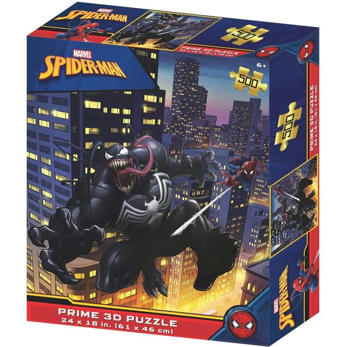 Prime 3D Puzle Lenticular 3D 500 Piezas Spiderman & Venom Marvel 1 Prime 3D Puzle Lenticular 3D 500 Piezas Spiderman & Venom Marvel 1