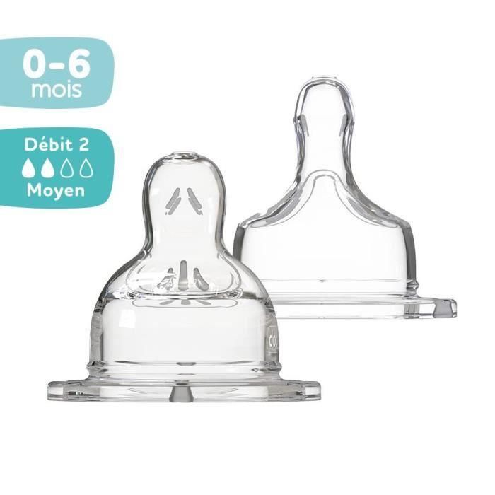 DODIE Flat Tet Cuello ancho 0-6 meses Silicona 1 DODIE Flat Tet Cuello ancho 0-6 meses Silicona 1