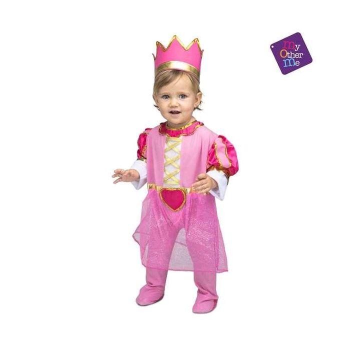 Disfraz princesa rosa bebé talla 7-12 m 3 Disfraz princesa rosa bebé talla 7-12 m 3