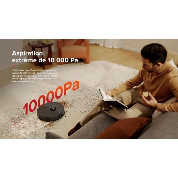 Roborock ROB1718116652915 S8 MaxV Ultra Robot aspirador con Estación RockDock Ultra 8 en 1, 10.000 Pa y Cepillo lateral DuoRoller 1