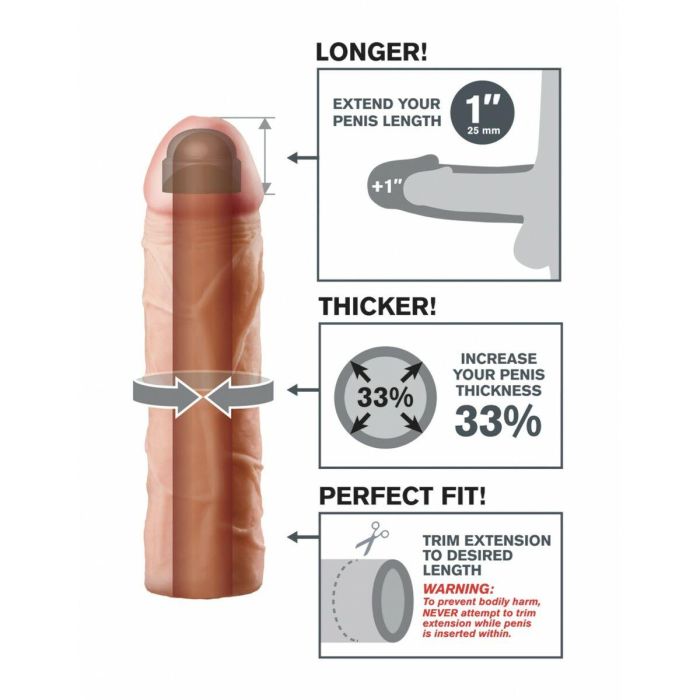 Funda para pene Pipedream Perfect 1 Natural 2