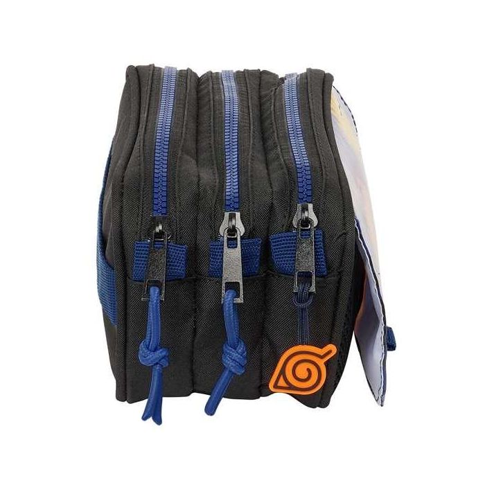 Portatodo Triple Naruto Ninja Azul Negro 21,5 x 10 x 8 cm 2 Portatodo Triple Naruto Ninja Azul Negro 21,5 x 10 x 8 cm 2