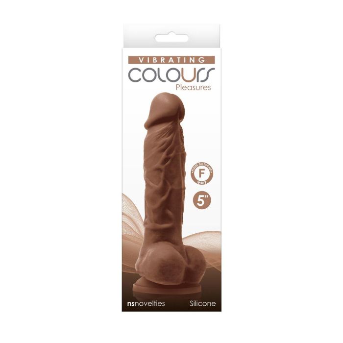 Dildo NS Novelties Colours Marrón Ø 3,4 cm 1 Dildo NS Novelties Colours Marrón Ø 3,4 cm 1