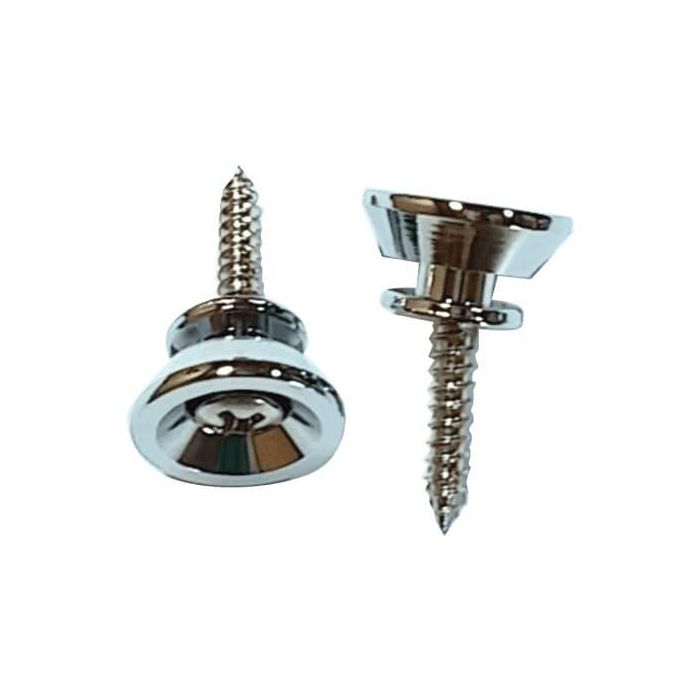 YELLOWPTS Enganche Correa Tipo Lp - Chrome (2 Unidades)