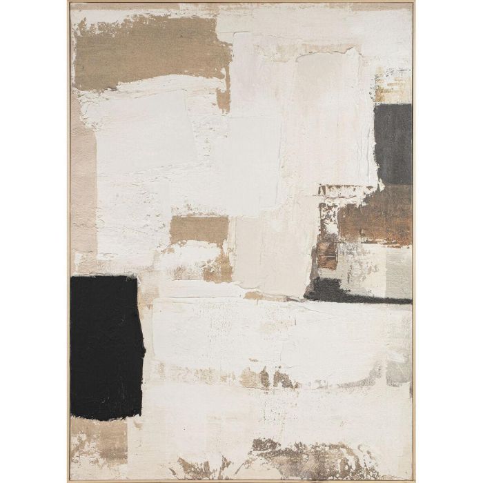 DKD Home Decor Cuadro Urban Abstracto de Lienzo y Pino Blanco Beige 180x130 cm 0 DKD Home Decor Cuadro Urban Abstracto de Lienzo y Pino Blanco Beige 180x130 cm 0