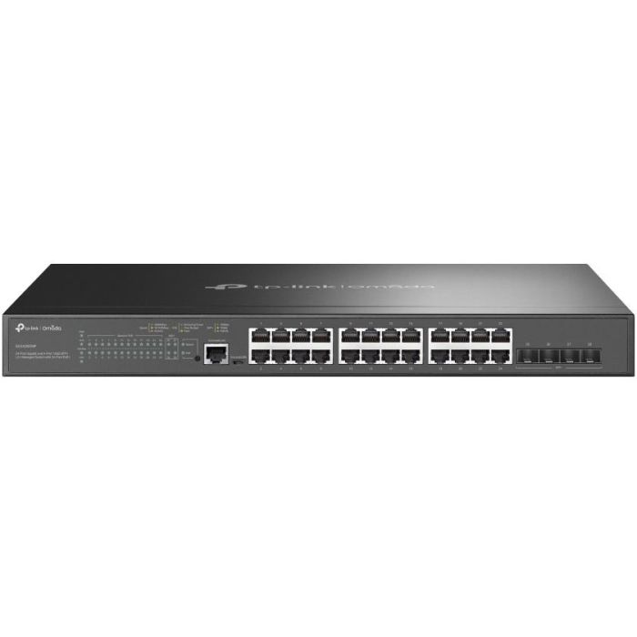 TP-Link SG3428XMP Omada Switch Gestionable L2+ con 24 Puertos PoE+ Gigabit y 4 Puertos SFP+ de 10 G