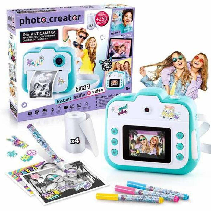 Canal Toys Cámara de Impresión Instantánea 3 en 1 CLK 001 para Niños, Toma Fotos e Imprime al Instante 10 Canal Toys Cámara de Impresión Instantánea 3 en 1 CLK 001 para Niños, Toma Fotos e Imprime al Instante 10