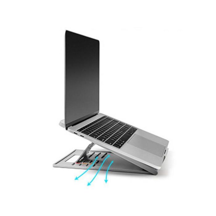 Kensington SmartFit® Easy Riser™ Go Adjustable Ergonomic Laptop Riser and Cooling Stand for up to 14" Laptops 2 Kensington SmartFit® Easy Riser™ Go Adjustable Ergonomic Laptop Riser and Cooling Stand for up to 14" Laptops 2