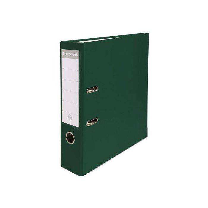 Archivador Palanca Exacompta Forrado Pp Rado A4 80Mm Verde