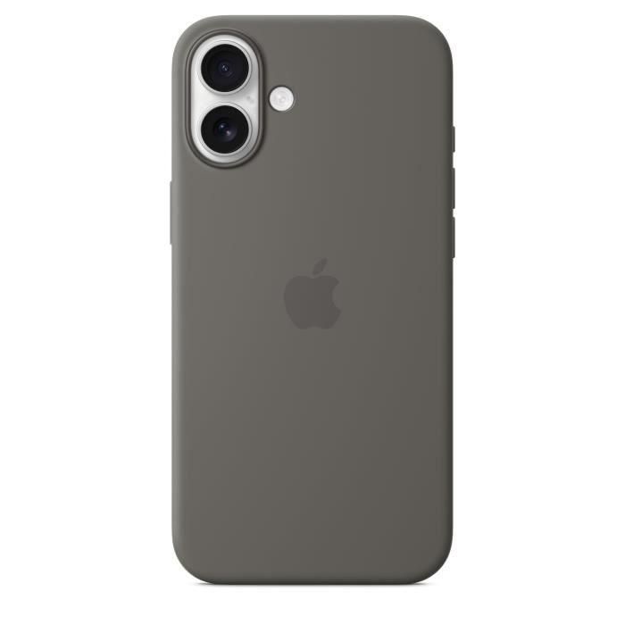 Apple Funda de Silicona para iPhone 16 Plus con MagSafe - Gris Piedra 3 Apple Funda de Silicona para iPhone 16 Plus con MagSafe - Gris Piedra 3