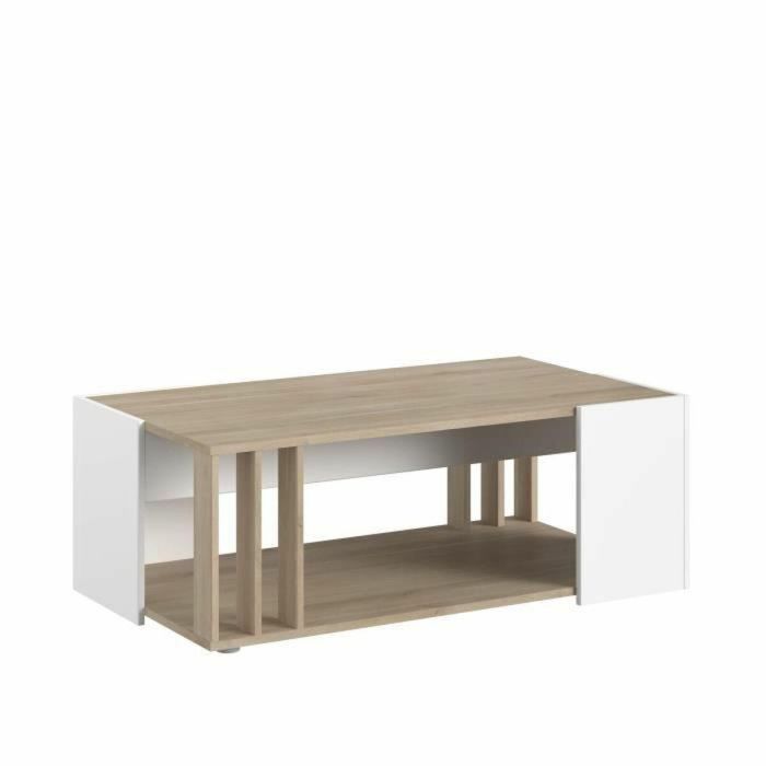 Mesa de café del sur - Decoración de White and Chene of Japan - L 119 x D 43 x H 68 cm - Parisot