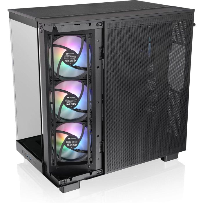Thermaltake View 380 XL TG ARGB Black Midi Tower PC Gaming con Vidrio Templado, ATX, Iluminación ARGB 1
