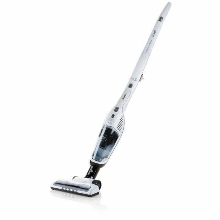 Domo DO217SV Aspirador Escoba Vertical 2 en 1 14,4V Li-Ion Ciclónico con Cepillo Giratorio, Recogedor Extraíble, Autonomía 48 min y Depósito 0,5L 2