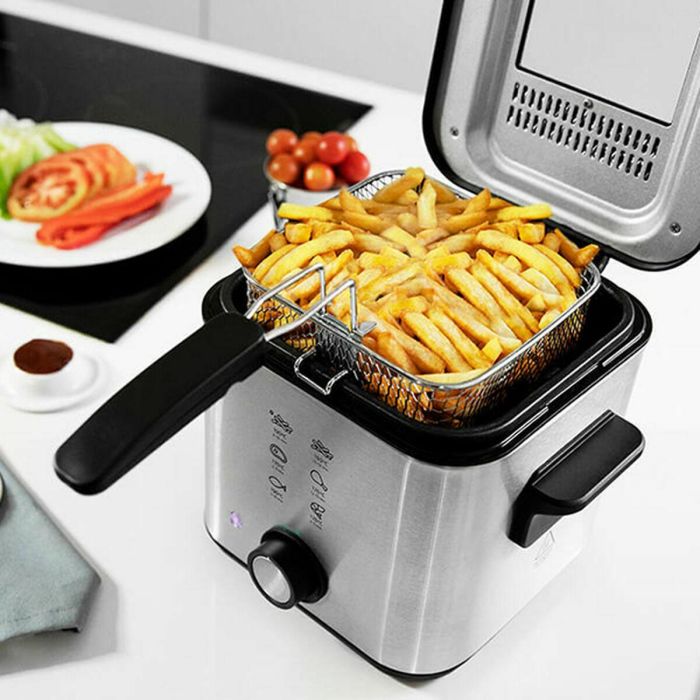 Freidora Cecotec CleanFry Infinity 1500 1,5 L 900W Negro Inox 900 W 1,5 L 5 Freidora Cecotec CleanFry Infinity 1500 1,5 L 900W Negro Inox 900 W 1,5 L 5