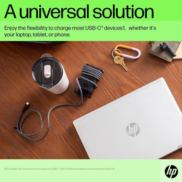 HP Cargador para portátil USB-C 65W 5 HP Cargador para portátil USB-C 65W 5
