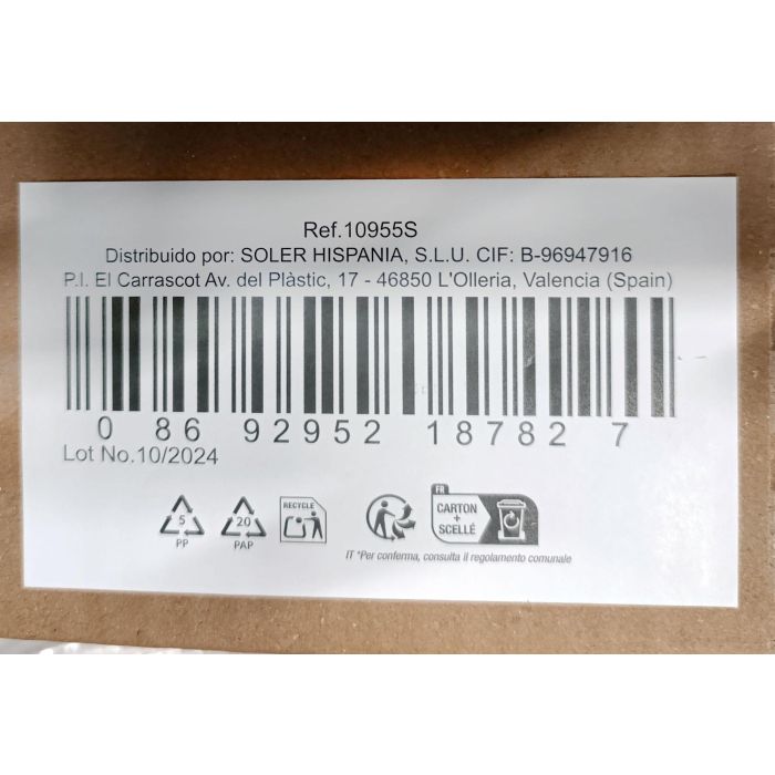 Lav Set 6 Vasos 370cc Colección Ella (8 Cajas) 6