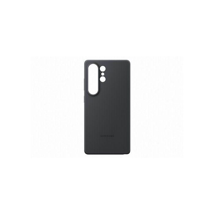 Funda de silicona negra para Galaxy S25 Ultra 3