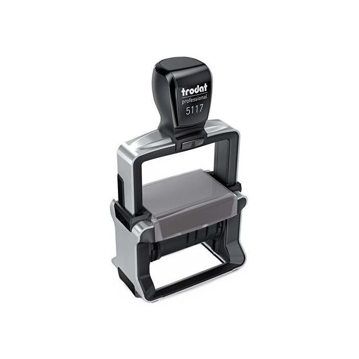 WEDO Stempel Datum m. Wortband Trodat 5117 Prof. Edelstahl 0 WEDO Stempel Datum m. Wortband Trodat 5117 Prof. Edelstahl 0