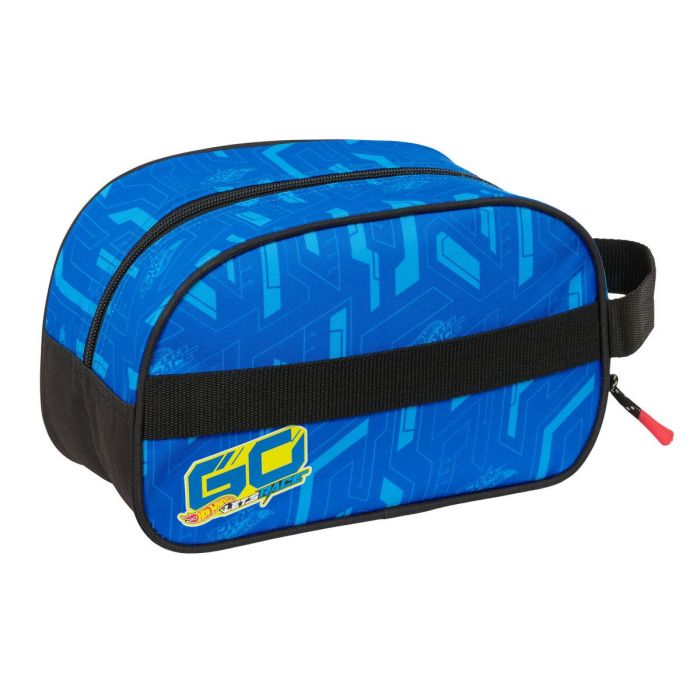 Neceser de Viaje Hot Wheels Let's race Azul Negro 26 x 15 x 12 cm 2
