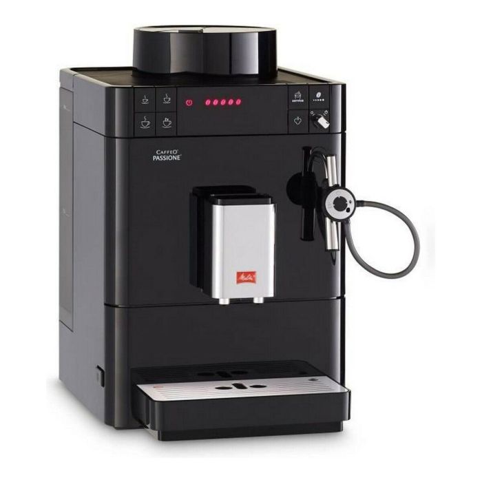Melitta F530-102 Cafetera Caffeo Passione Negra con 5 Concentraciones de Café y Molinillo Cónico de Acero, Depósito Agua 1.2L 4 Melitta F530-102 Cafetera Caffeo Passione Negra con 5 Concentraciones de Café y Molinillo Cónico de Acero, Depósito Agua 1.2L 4