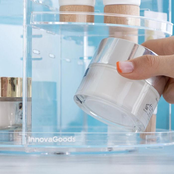 Organizador de Maquillaje Giratorio Rolkup InnovaGoods 7 Organizador de Maquillaje Giratorio Rolkup InnovaGoods 7