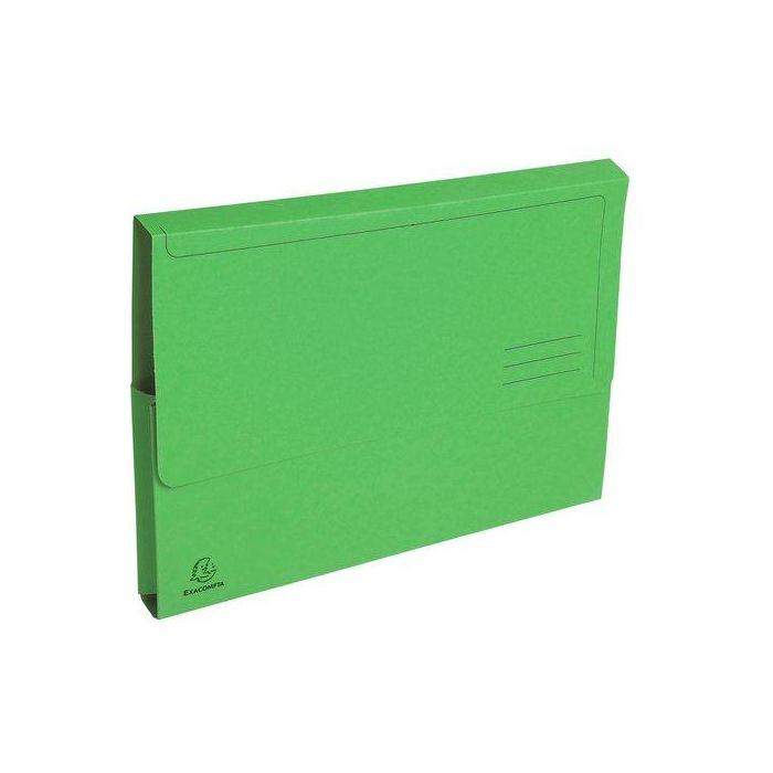 Subcarpeta Exacompta Forever (Bolsa Fuelle 32Mm) 290G A4 Verde Paquete De 10