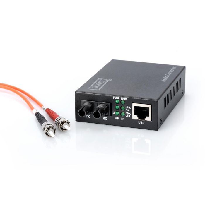 Digitus Convertidor de Medios Fast Ethernet Multimodo RJ45/ST 100Base-TX 100Base-FX 10/100 Mbit/s 5