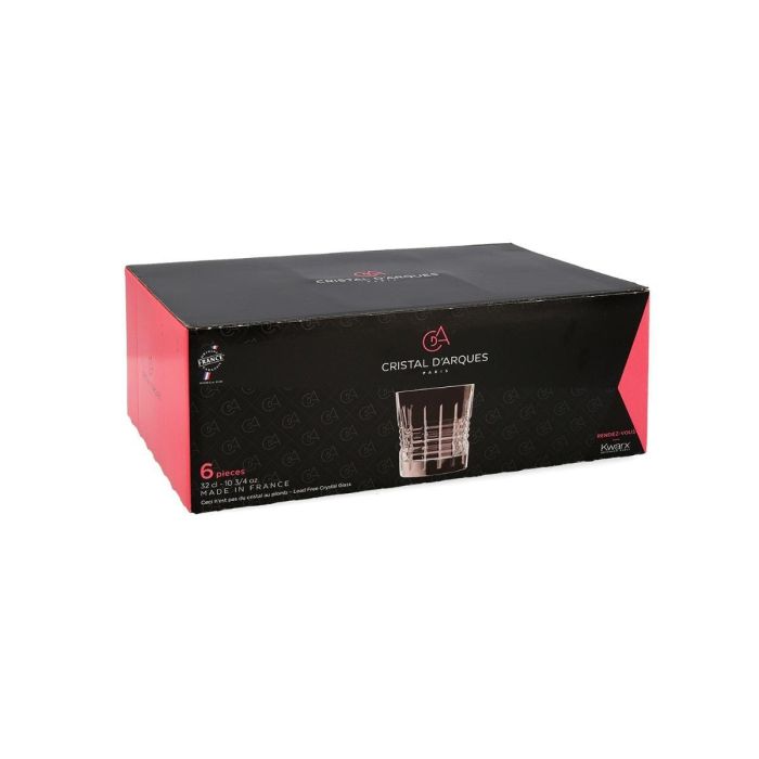Cristal d'Arques Set de 6 Vasos Bajos Rendez-Vous 32 cL Cristalino Transparente Apto Lavavajillas, Fabricado en Francia 5 Cristal d'Arques Set de 6 Vasos Bajos Rendez-Vous 32 cL Cristalino Transparente Apto Lavavajillas, Fabricado en Francia 5