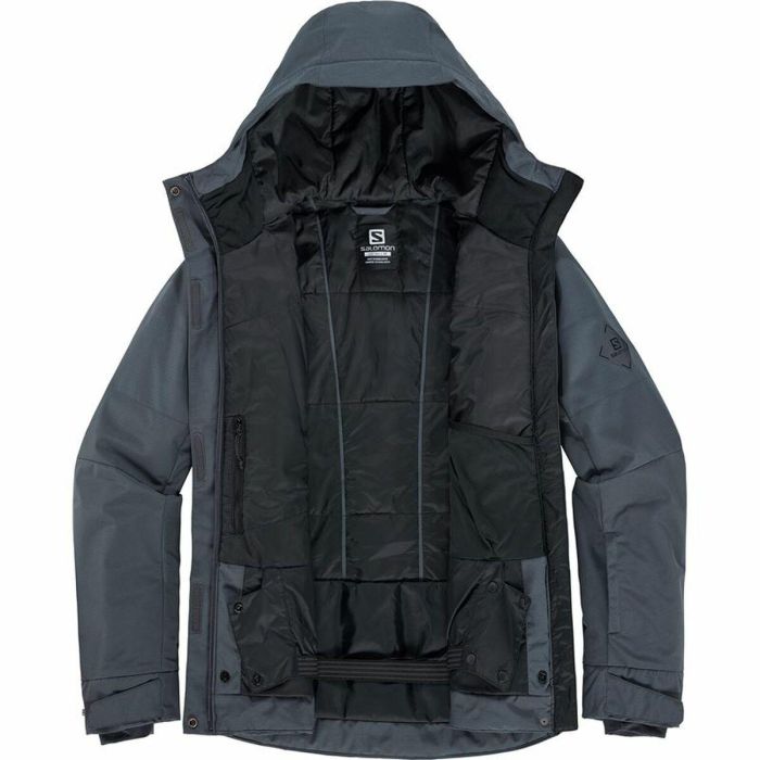 Chaqueta de Esquí Salomon Snow Rebel Mujer Gris 8