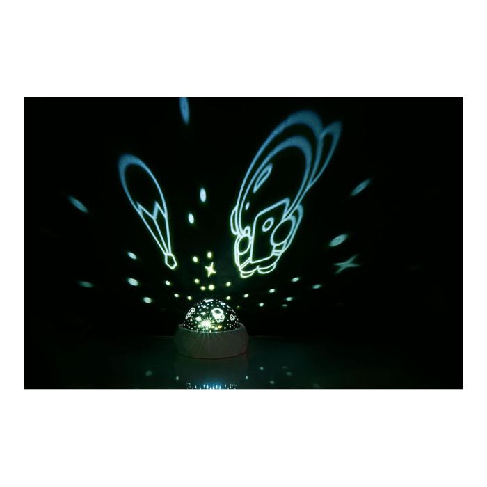 Luz nocturna decorativa led proyección espacial 11,5 x 11,5 x 9 cm 2