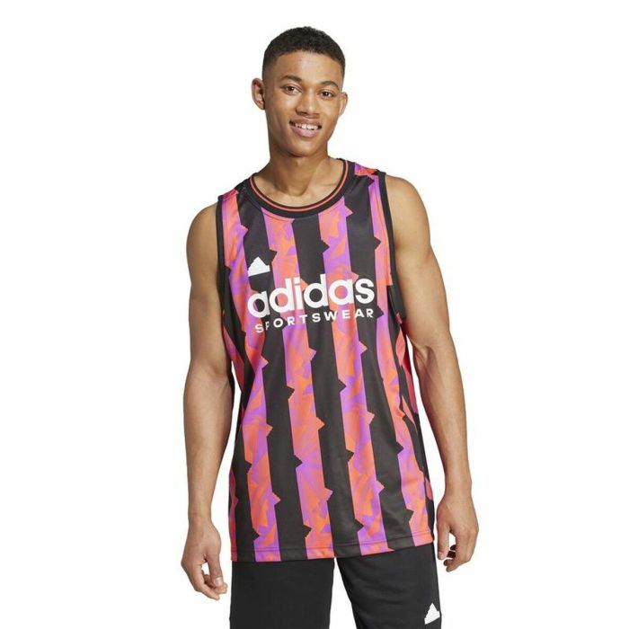 Camiseta para Hombre sin Mangas Adidas House Of Tiro Tank Top Morado 2