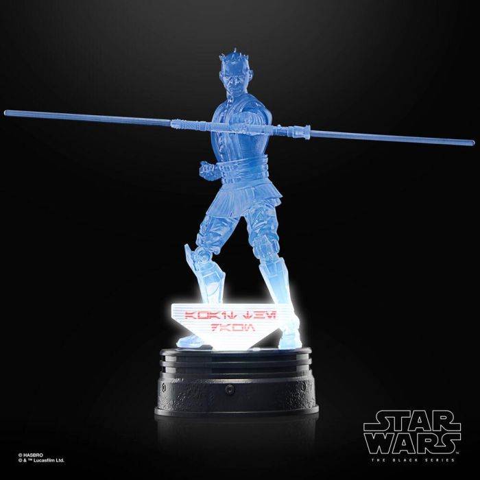 Hasbro G0276 Figura Star Wars The Black Series Holocomm Collection Darth Maul 15 cm Articulada con Discos Holográficos Luminosos 7 Hasbro G0276 Figura Star Wars The Black Series Holocomm Collection Darth Maul 15 cm Articulada con Discos Holográficos Luminosos 7