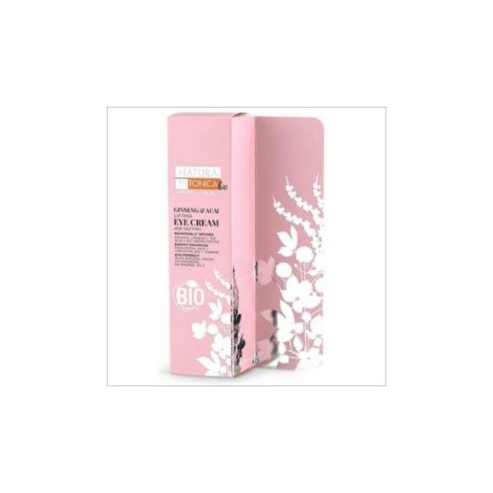 NATURA ESTONICA Contorno de Ojos Ginseng-Acai Bio 20 ml, restaura tono y elasticidad, antienvejecimiento