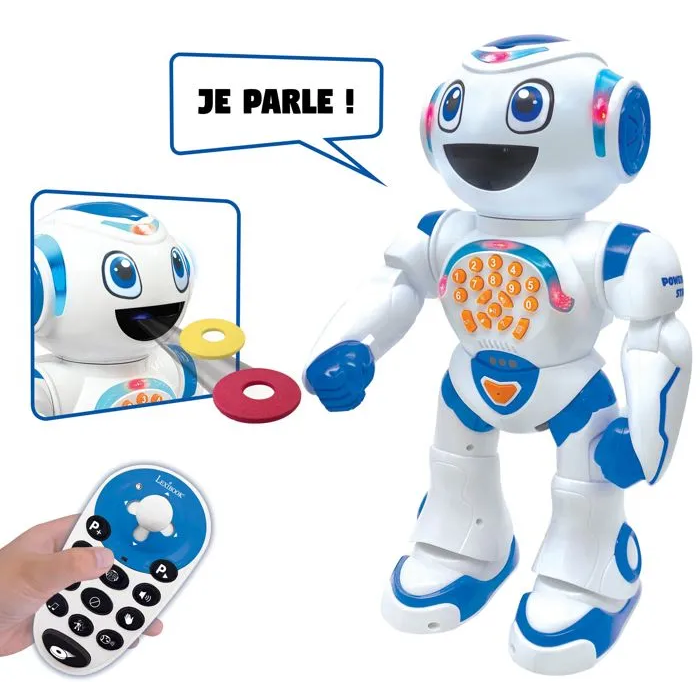 Lexibook POWERMAN STAR - Robot Interactivo para Jugar y Aprender con Control por Gestos y Mando a Distancia, Movimientos de Cabeza 0 Lexibook POWERMAN STAR - Robot Interactivo para Jugar y Aprender con Control por Gestos y Mando a Distancia, Movimientos de Cabeza 0