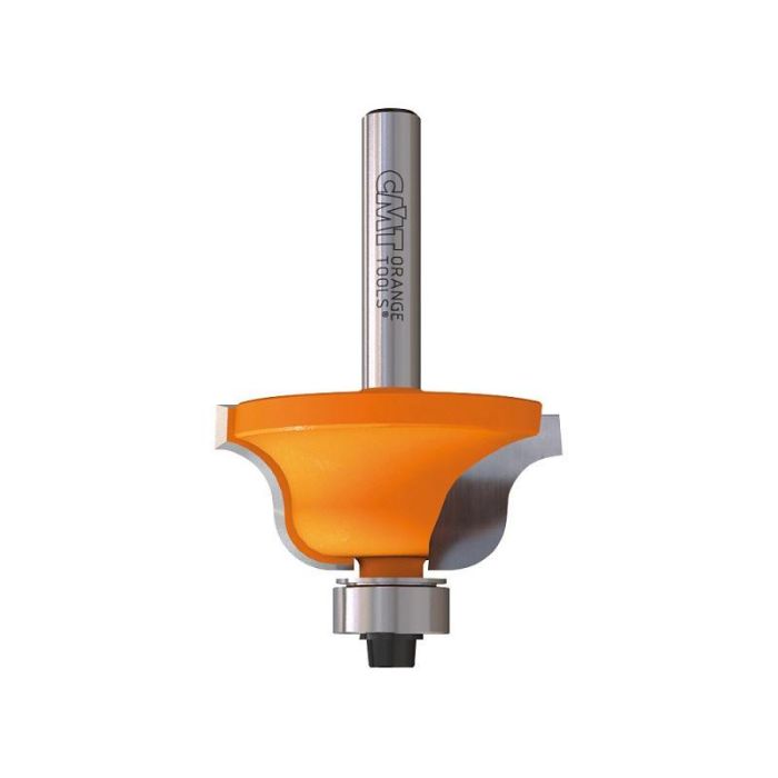 CMT 94035011 Fresa para Madera con Rodamiento S8/R6,4-6,4, Ranurar y Perfilar para Carpintería de Precisión