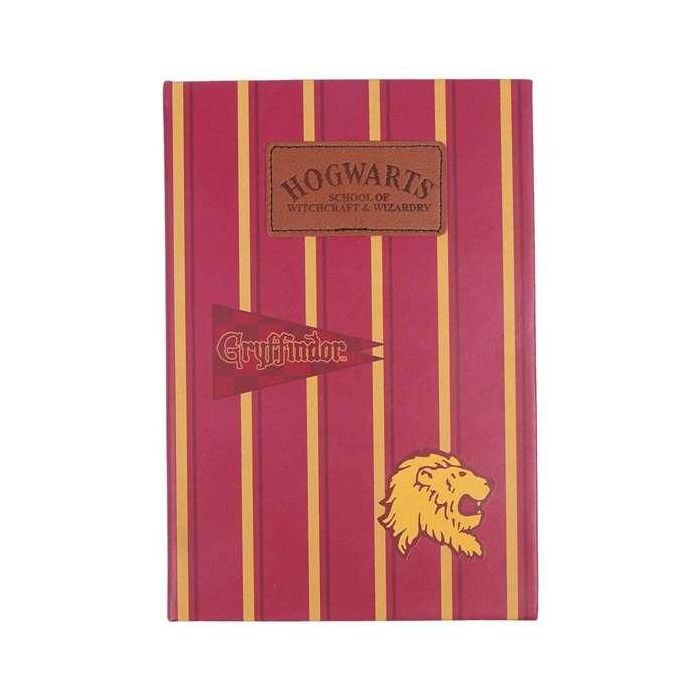 Cuaderno de Notas + Bolígrafo Gryffindor Harry Potter Harry Potter Rojo 4