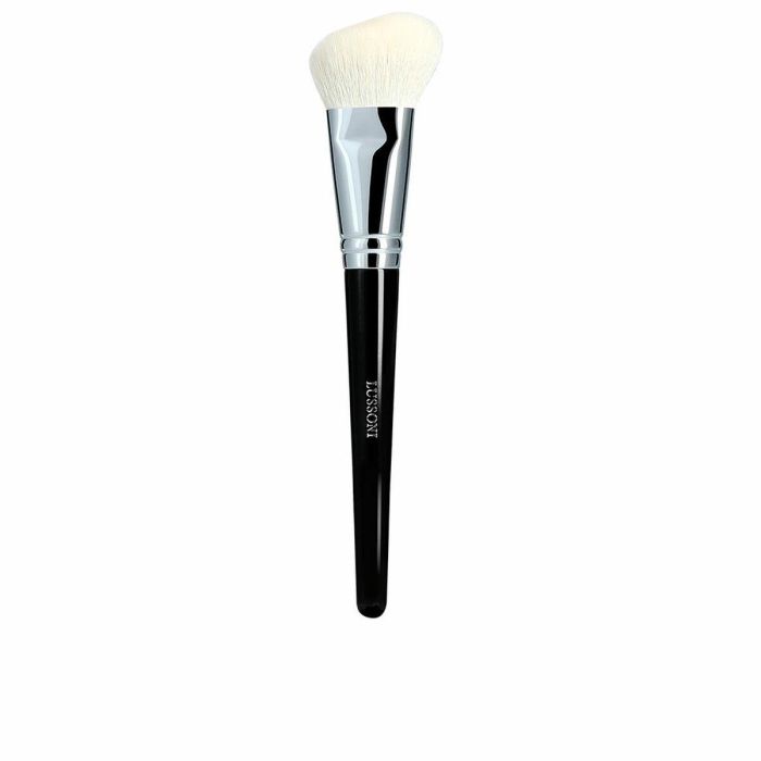 Lussoni PRO #300 Brocha Angular para Maquillaje, Colorete, Bronceador e Iluminador. Ideal para Polvos Sueltos y Compactos. 1 unidad.