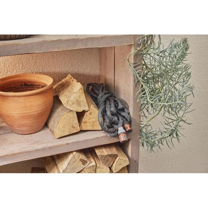 Gardena Kit Manguera Textil Liano Life 10 m x 13 mm (1/2") para Riego Jardín y Balcones 2