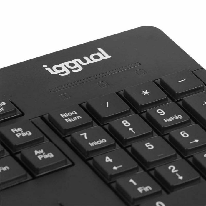 Teclado y Ratón iggual WMK-BUSINESS2 Negro Qwerty Español 1 Teclado y Ratón iggual WMK-BUSINESS2 Negro Qwerty Español 1