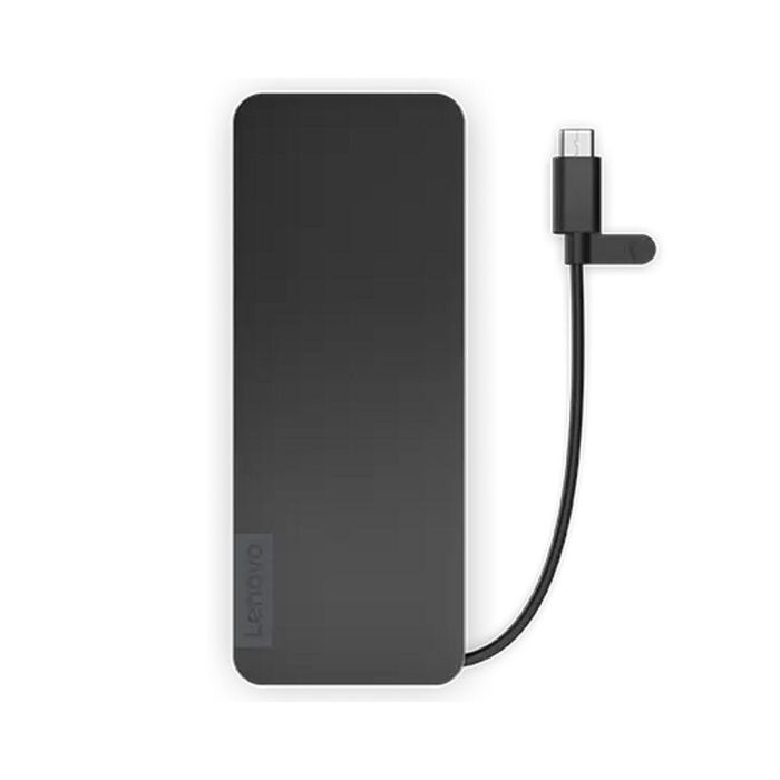 Lenovo USB-C Slim Travel Dock - Adaptador Portátil con Expansión de Puertos, Soporte para Pantallas de Alta Resolución y Carga Óptima 2 Lenovo USB-C Slim Travel Dock - Adaptador Portátil con Expansión de Puertos, Soporte para Pantallas de Alta Resolución y Carga Óptima 2