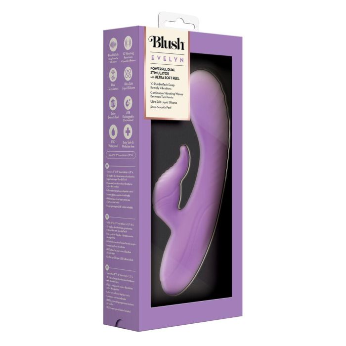 Vibrador Punto G Blush Evelyn Morado 1