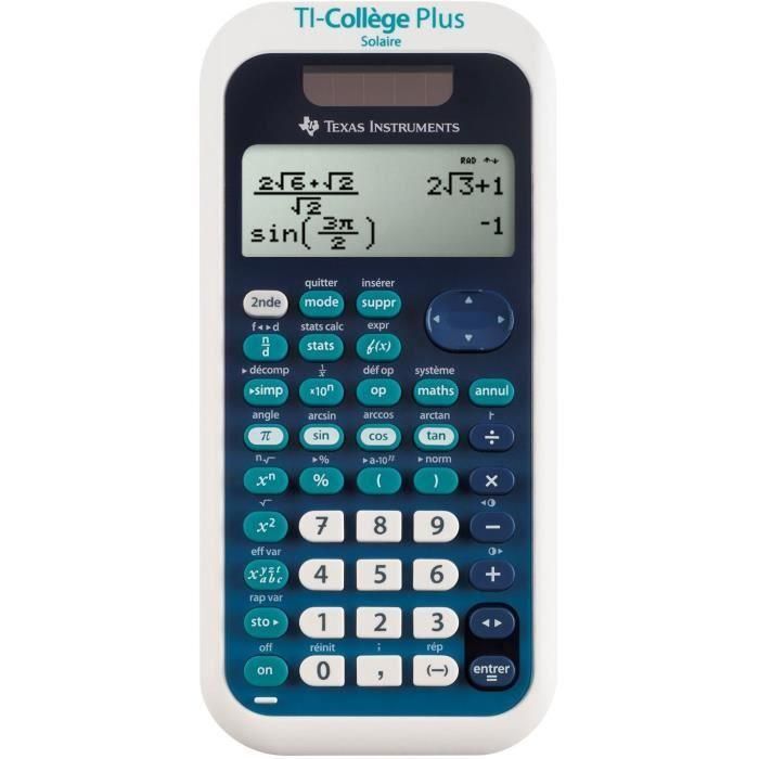 TEXAS INSTRUMENTS Calculadora científica TI College Plus TEXAS INSTRUMENTS Calculadora científica TI College Plus