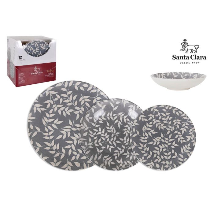 Inde Vajilla Berna Monaco 12 Piezas Brillo-Redo - Plato 26 cm, Taza 21 cm, Tazón 20 cm (2 Unidades) 0 Inde Vajilla Berna Monaco 12 Piezas Brillo-Redo - Plato 26 cm, Taza 21 cm, Tazón 20 cm (2 Unidades) 0