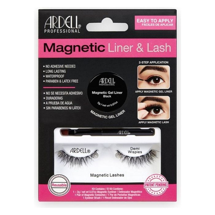 Ardell Magnetic Liner & Lash Demi Wispies Pestañas + Gel Liner