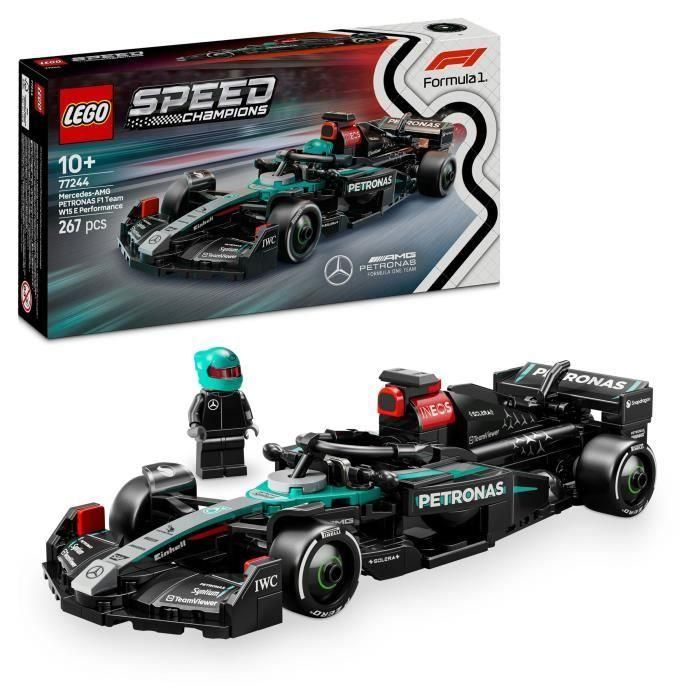 Lego Mercedes-AMG W15 F1 Set de Construcción 77244 - Coches de Carreras y Juguetes para Niños y Niñas de 10 años