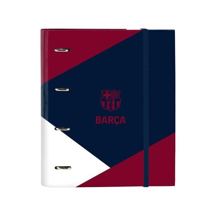 Carpeta de anillas F.C. Barcelona Corporativa A4 Azul Granate (27 x 32 x 3.5 cm) (35 mm)